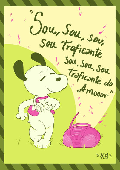 Snoopy Dançando Wanderley Andrade